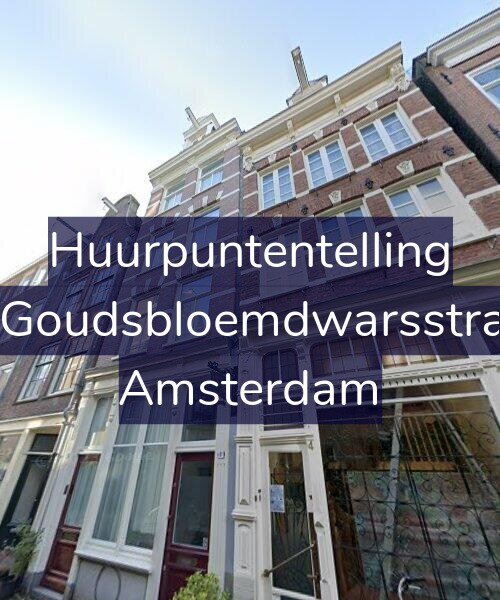 Foto gevel Huurpuntentelling voor Derde Goudsbloemdwarsstraat 6-B, Amsterdam