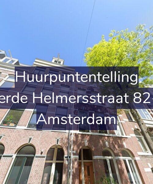 Foto gevel Huurpuntentelling voor Derde Helmersstraat 82-2, Amsterdam