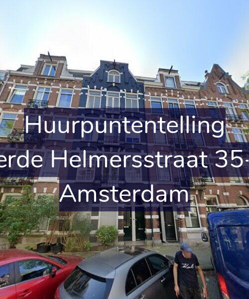 Foto gevel Huurpuntentelling voor Derde Helmersstraat 35-H, Amsterdam