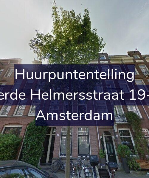Foto gevel Huurpuntentelling voor Derde Helmersstraat 19-H, Amsterdam
