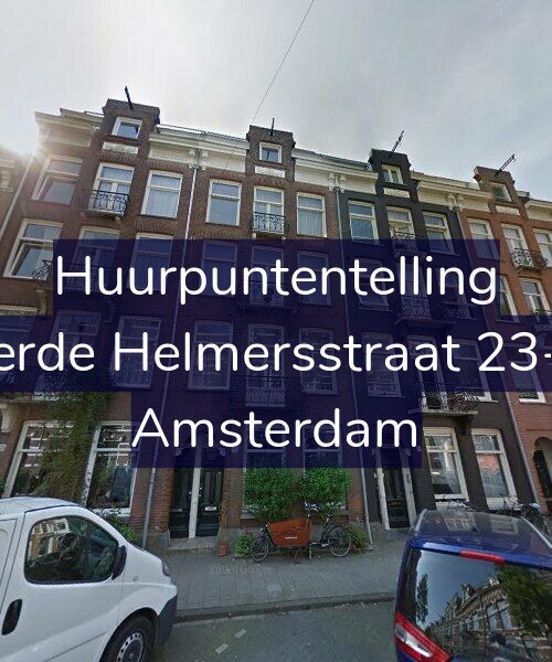 Foto gevel Huurpuntentelling voor Derde Helmersstraat 23-H, Amsterdam