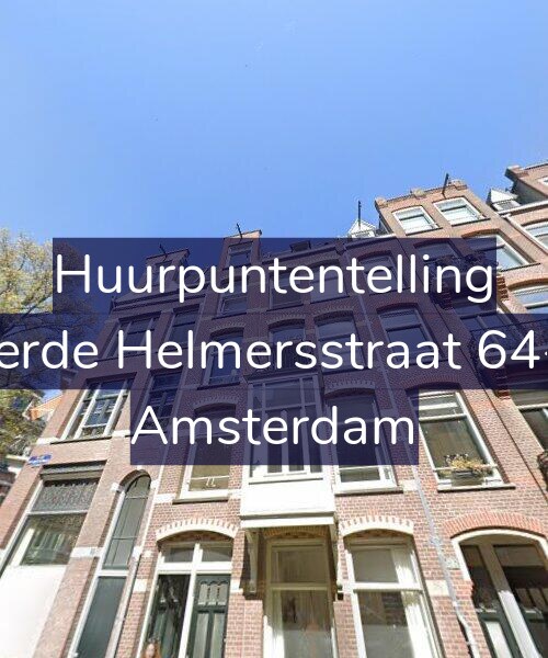 Foto gevel Huurpuntentelling voor Derde Helmersstraat 64-3, Amsterdam