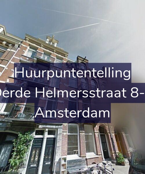 Foto gevel Huurpuntentelling voor Derde Helmersstraat 8-2, Amsterdam