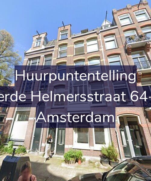 Foto gevel Huurpuntentelling voor Derde Helmersstraat 64-H, Amsterdam