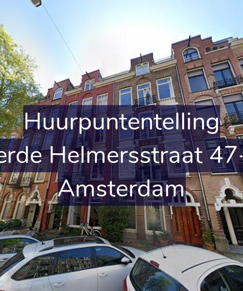 Foto gevel Huurpuntentelling voor Derde Helmersstraat 47-H, Amsterdam