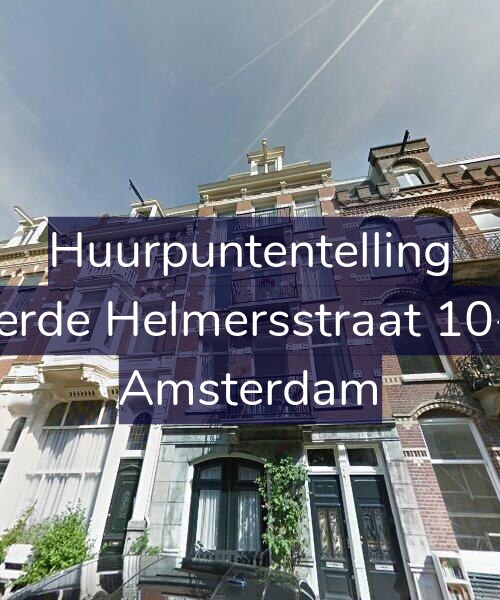 Foto gevel Huurpuntentelling voor Derde Helmersstraat 10-2, Amsterdam