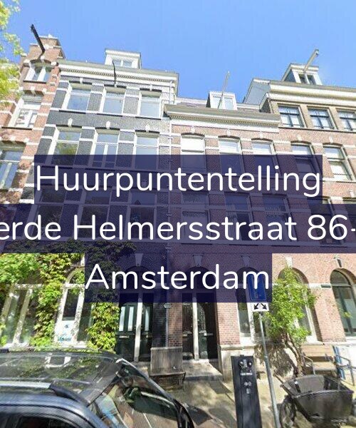 Foto gevel Huurpuntentelling voor Derde Helmersstraat 86-H, Amsterdam