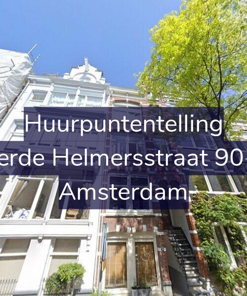 Foto gevel Huurpuntentelling voor Derde Helmersstraat 90-4, Amsterdam