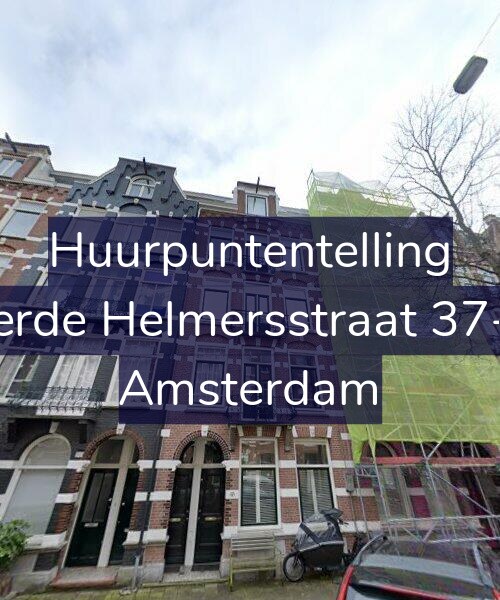 Foto gevel Huurpuntentelling voor Derde Helmersstraat 37-H, Amsterdam