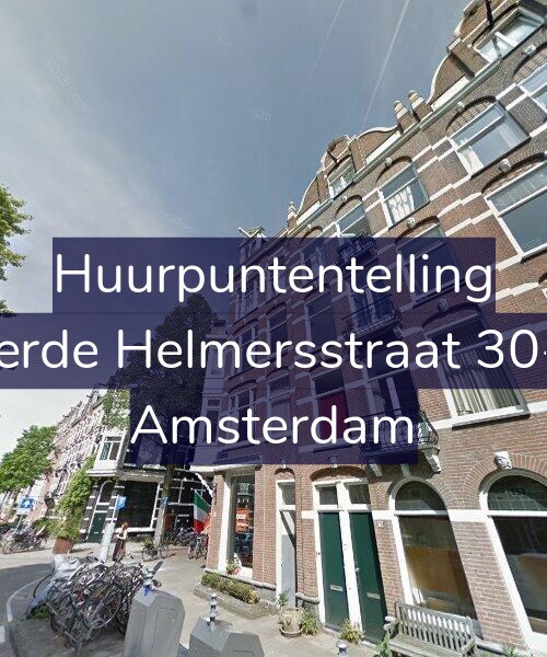Foto gevel Huurpuntentelling voor Derde Helmersstraat 30-1, Amsterdam