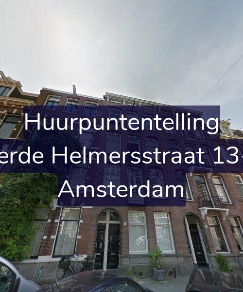 Foto gevel Huurpuntentelling voor Derde Helmersstraat 13-2, Amsterdam