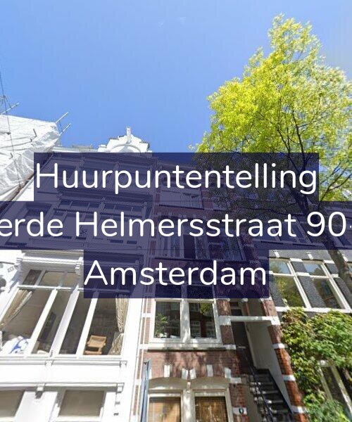 Foto gevel Huurpuntentelling voor Derde Helmersstraat 90-2, Amsterdam