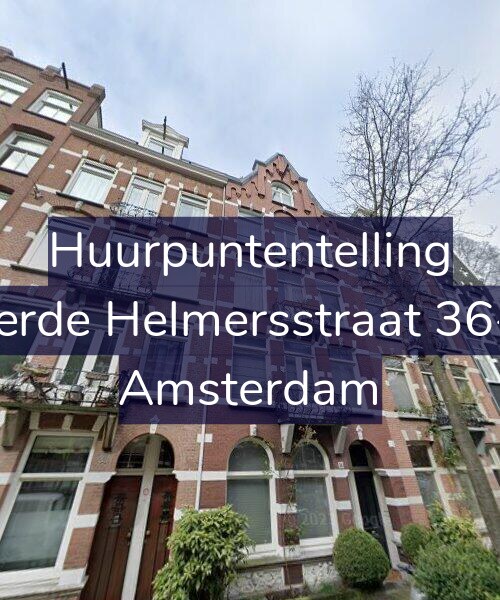 Foto gevel Huurpuntentelling voor Derde Helmersstraat 36-2, Amsterdam