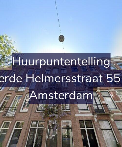 Foto gevel Huurpuntentelling voor Derde Helmersstraat 55-2, Amsterdam