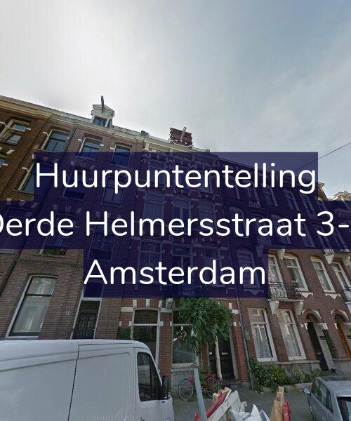 Foto gevel Huurpuntentelling voor Derde Helmersstraat 3-1, Amsterdam