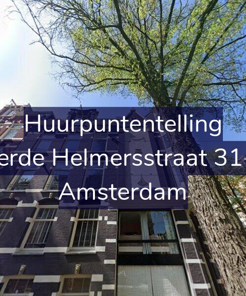 Foto gevel Huurpuntentelling voor Derde Helmersstraat 31-2, Amsterdam