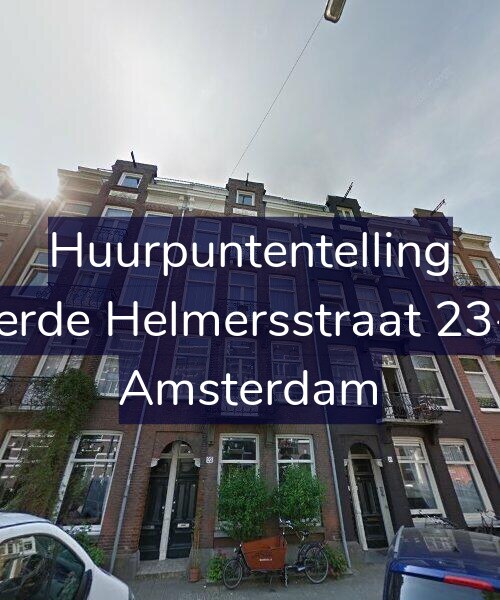 Foto gevel Huurpuntentelling voor Derde Helmersstraat 23-2, Amsterdam