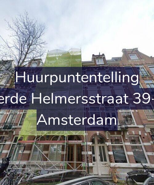 Foto gevel Huurpuntentelling voor Derde Helmersstraat 39-H, Amsterdam