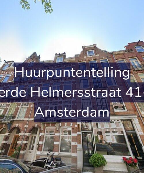 Foto gevel Huurpuntentelling voor Derde Helmersstraat 41-E, Amsterdam