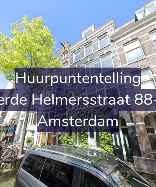 Foto gevel Huurpuntentelling voor Derde Helmersstraat 88-H, Amsterdam