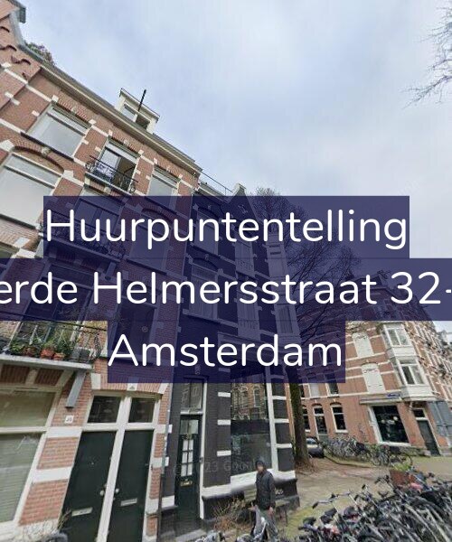 Foto gevel Huurpuntentelling voor Derde Helmersstraat 32-H, Amsterdam