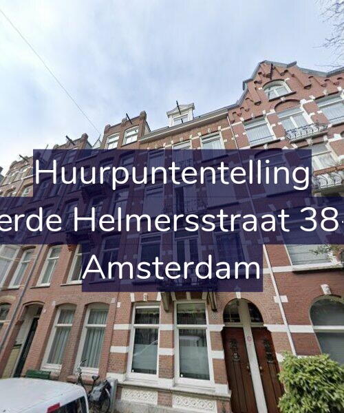 Foto gevel Huurpuntentelling voor Derde Helmersstraat 38-3, Amsterdam