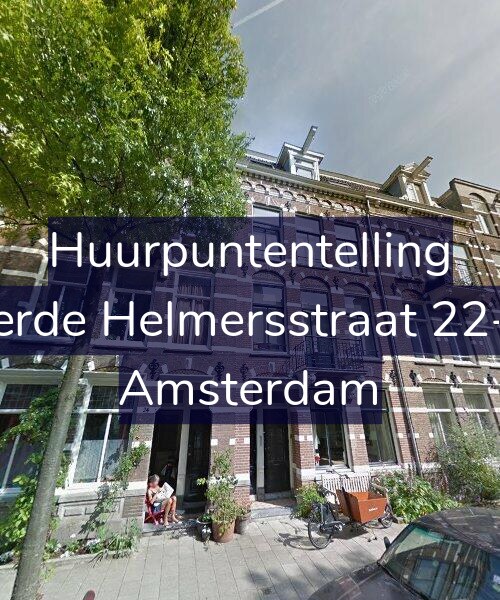 Foto gevel Huurpuntentelling voor Derde Helmersstraat 22-H, Amsterdam