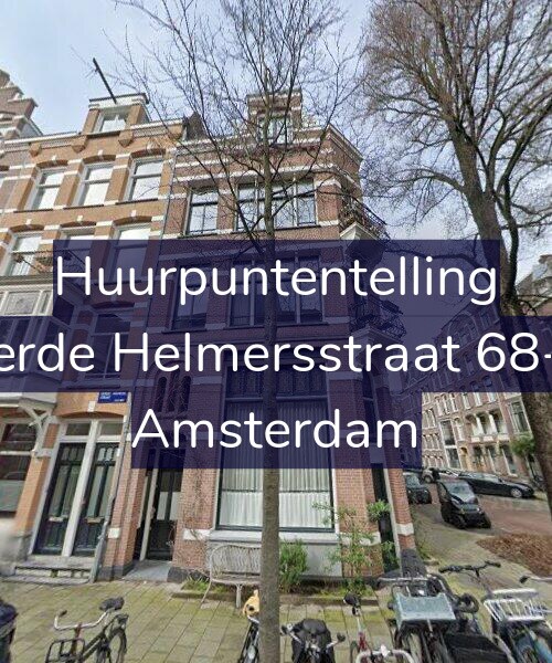 Foto gevel Huurpuntentelling voor Derde Helmersstraat 68-H, Amsterdam