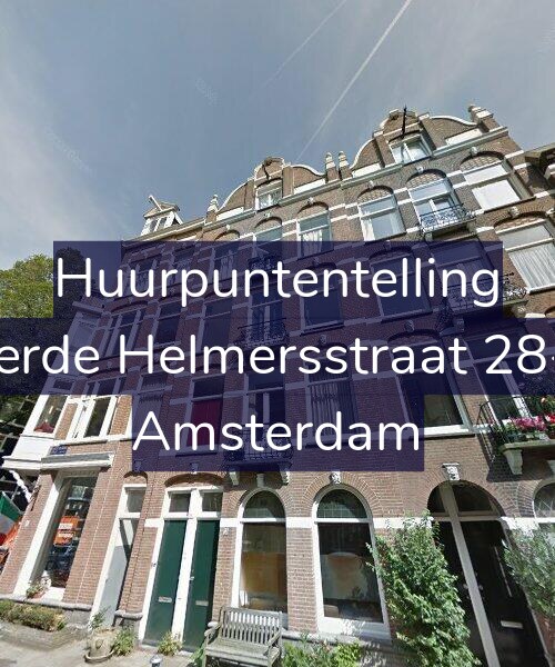 Foto gevel Huurpuntentelling voor Derde Helmersstraat 28-2, Amsterdam
