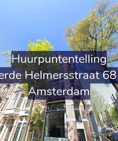 Foto gevel Huurpuntentelling voor Derde Helmersstraat 68-2, Amsterdam