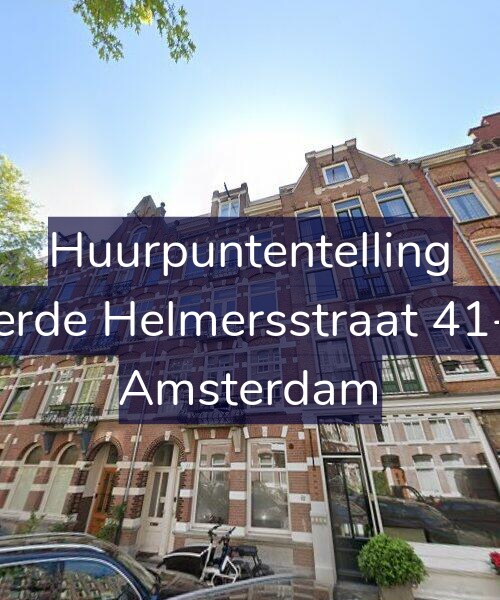 Foto gevel Huurpuntentelling voor Derde Helmersstraat 41-A, Amsterdam