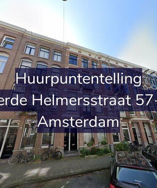 Foto gevel Huurpuntentelling voor Derde Helmersstraat 57-H, Amsterdam