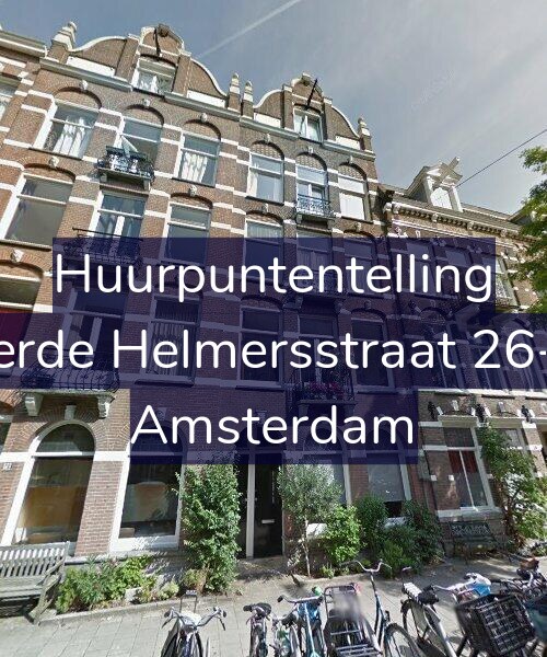 Foto gevel Huurpuntentelling voor Derde Helmersstraat 26-H, Amsterdam