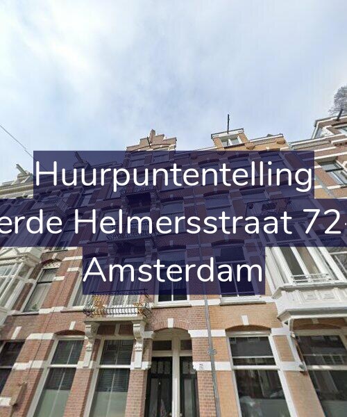 Foto gevel Huurpuntentelling voor Derde Helmersstraat 72-2, Amsterdam