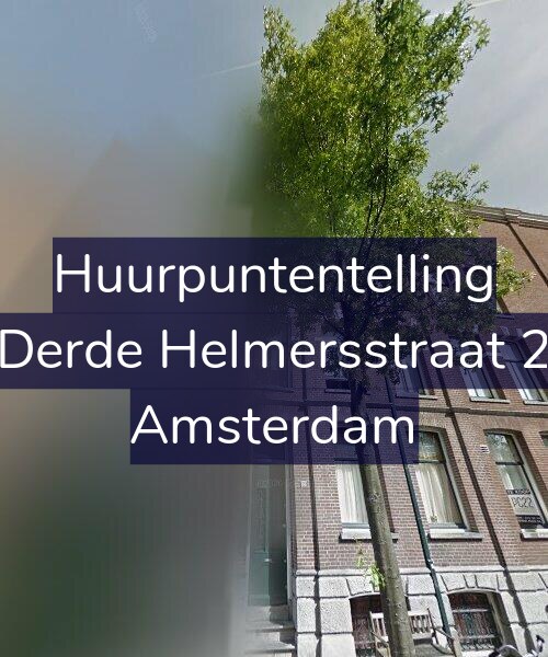Foto gevel Huurpuntentelling voor Derde Helmersstraat 2, Amsterdam