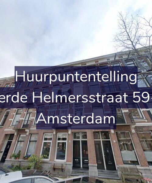 Foto gevel Huurpuntentelling voor Derde Helmersstraat 59-2, Amsterdam