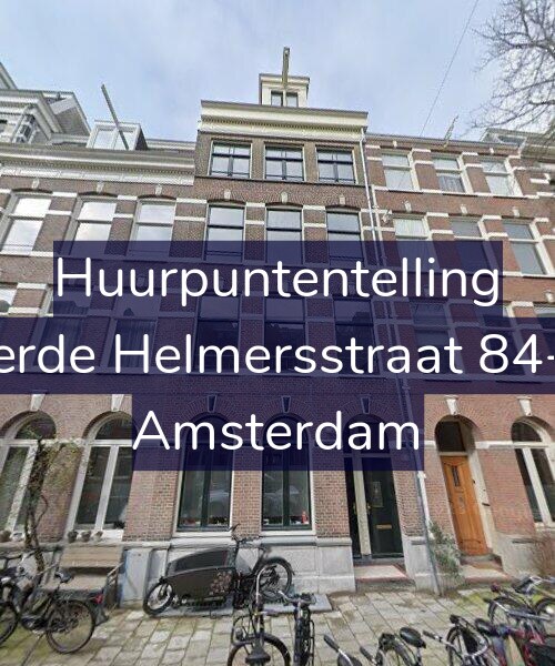 Foto gevel Huurpuntentelling voor Derde Helmersstraat 84-H, Amsterdam