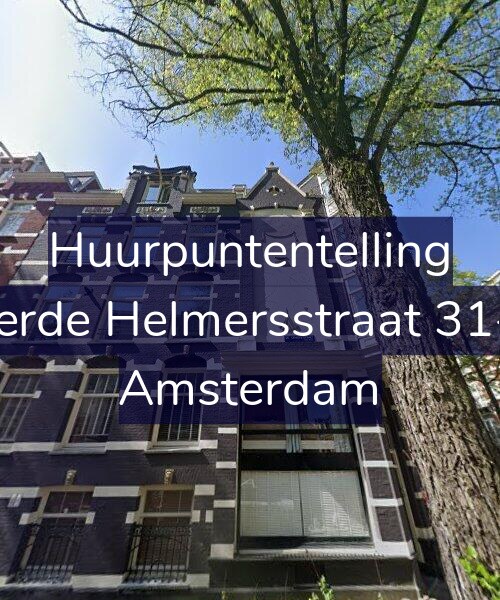 Foto gevel Huurpuntentelling voor Derde Helmersstraat 31-1, Amsterdam