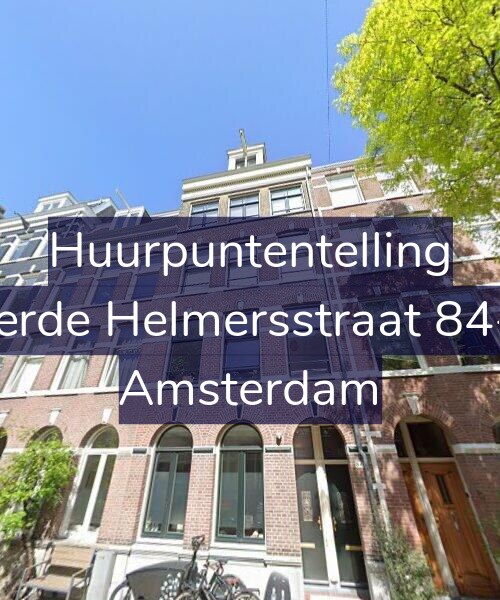 Foto gevel Huurpuntentelling voor Derde Helmersstraat 84-4, Amsterdam