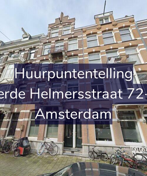 Foto gevel Huurpuntentelling voor Derde Helmersstraat 72-H, Amsterdam