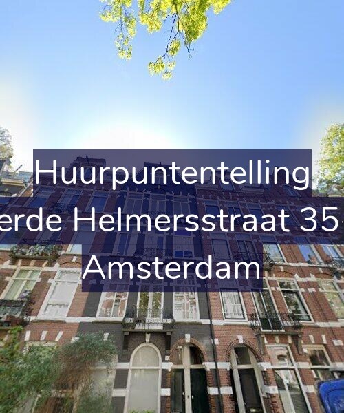 Foto gevel Huurpuntentelling voor Derde Helmersstraat 35-3, Amsterdam