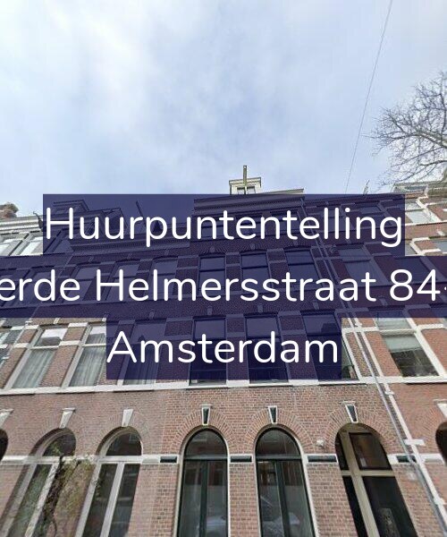 Foto gevel Huurpuntentelling voor Derde Helmersstraat 84-3, Amsterdam