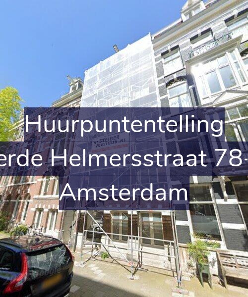 Foto gevel Huurpuntentelling voor Derde Helmersstraat 78-H, Amsterdam