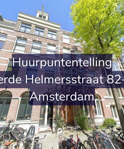 Foto gevel Huurpuntentelling voor Derde Helmersstraat 82-H, Amsterdam