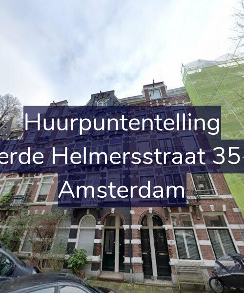 Foto gevel Huurpuntentelling voor Derde Helmersstraat 35-1, Amsterdam