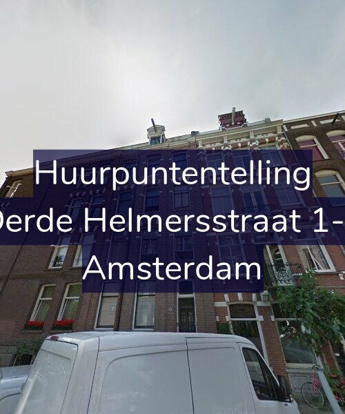 Foto gevel Huurpuntentelling voor Derde Helmersstraat 1-2, Amsterdam