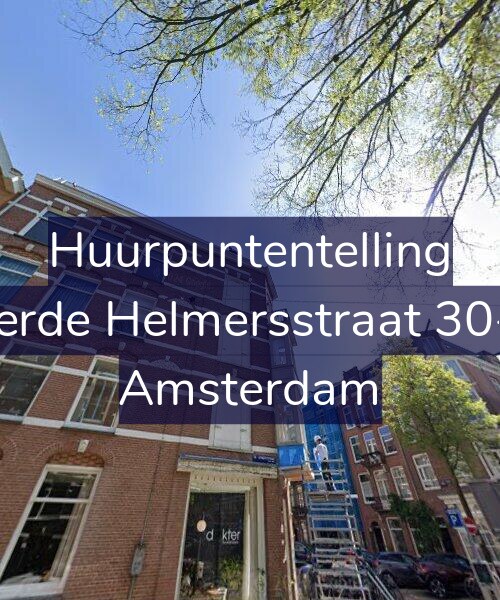 Foto gevel Huurpuntentelling voor Derde Helmersstraat 30-3, Amsterdam