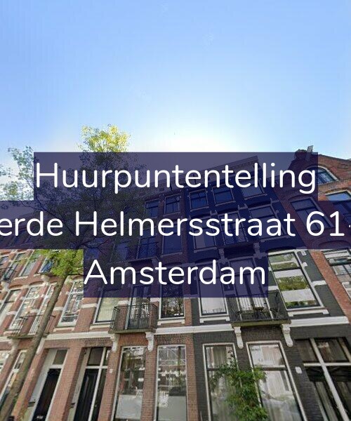 Foto gevel Huurpuntentelling voor Derde Helmersstraat 61-2, Amsterdam