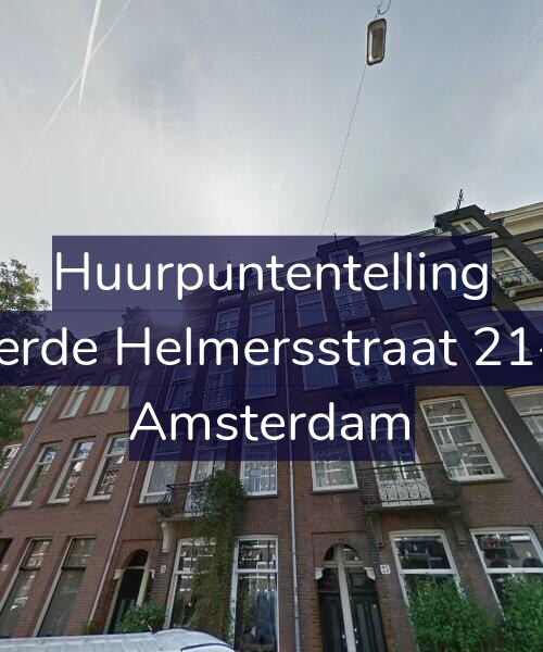 Foto gevel Huurpuntentelling voor Derde Helmersstraat 21-2, Amsterdam