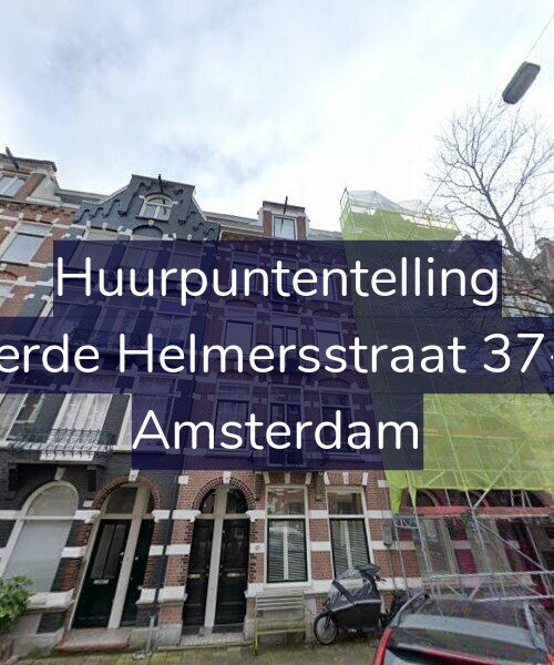 Foto gevel Huurpuntentelling voor Derde Helmersstraat 37-2, Amsterdam